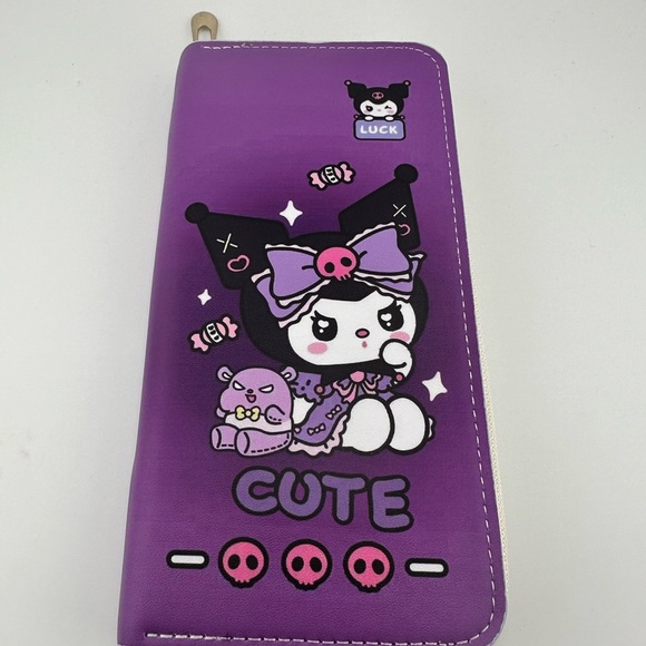 Kuromi purple zipper wallet - Brand new - Picture 6 of 7